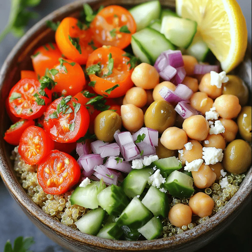 Mediterranean Quinoa Bowl: Healthy Lunch Delight
