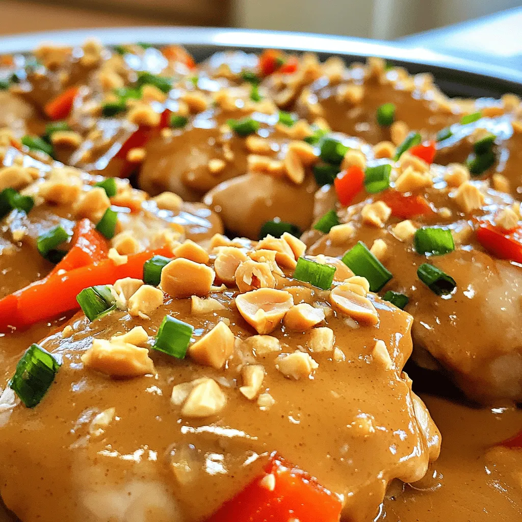 Slow Cooker Peanut Chicken Flavorful and Easy Meal