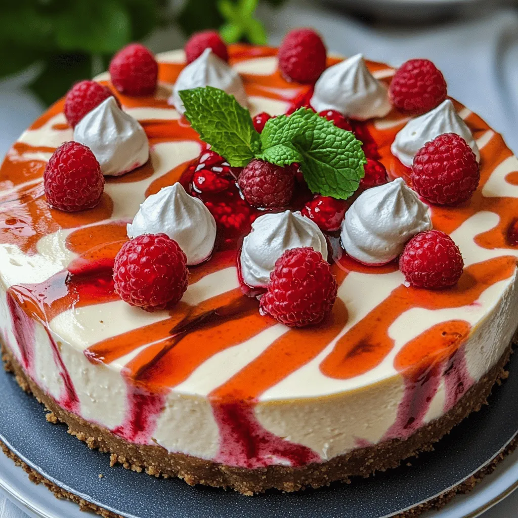 White Chocolate Raspberry Truffle Cheesecake Delight