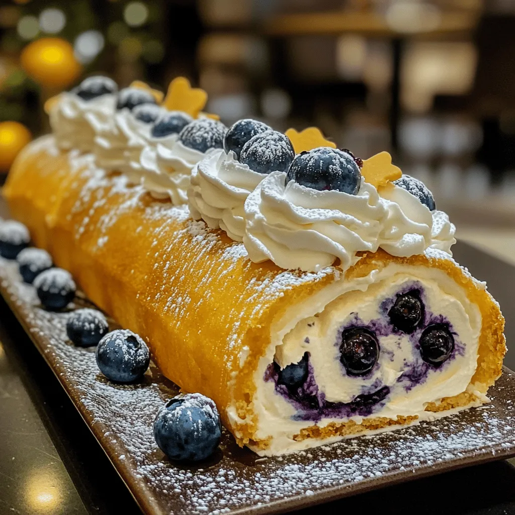 Delicious Blueberry Roll Cake: A Sweet Delight for Any Occasion