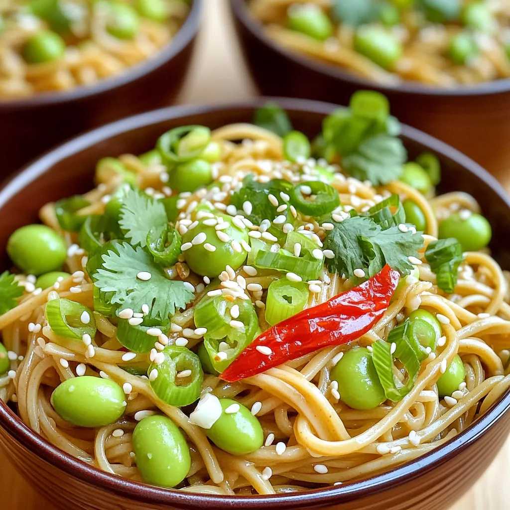 Minute Chili Garlic Edamame Noodles Quick and Flavorful