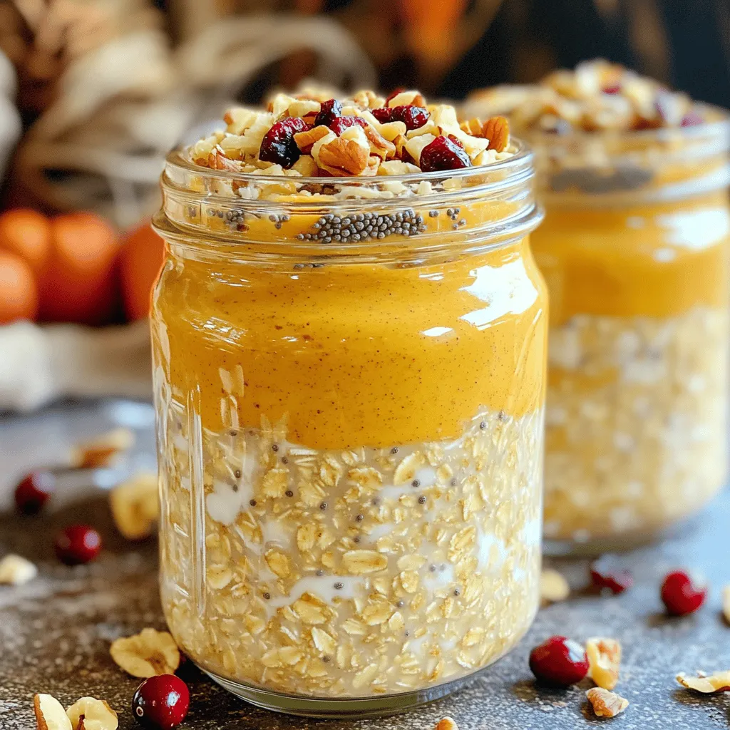 Pumpkin Spice Overnight Oats Flavorful Fall Delight