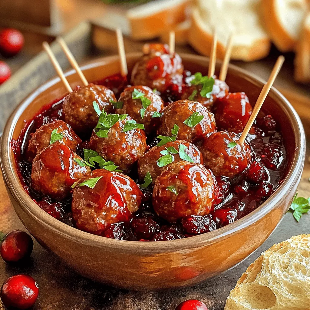 Crockpot Cranberry Meatballs: A Deliciously Simple Recipe for Any Occasion