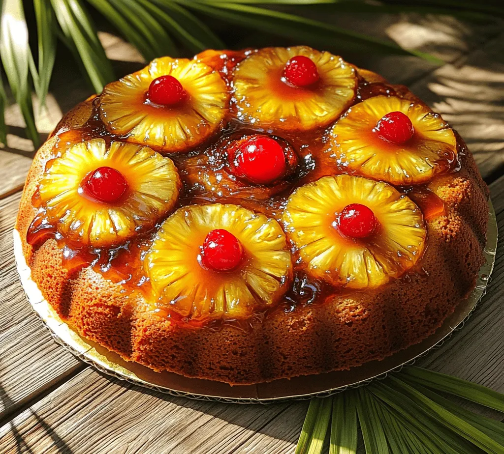 Imagine a warm, sun-soaked day, the sweet scent of ripe pineapples filling the air, and the joy of sharing a delectable dessert with family and friends. The Tropical Bliss Pineapple Upside Down Bundt Cake captures this essence perfectly. This delightful cake combines the nostalgic charm of an upside-down cake with the tropical flavors of fresh pineapple and buttery sweetness. It