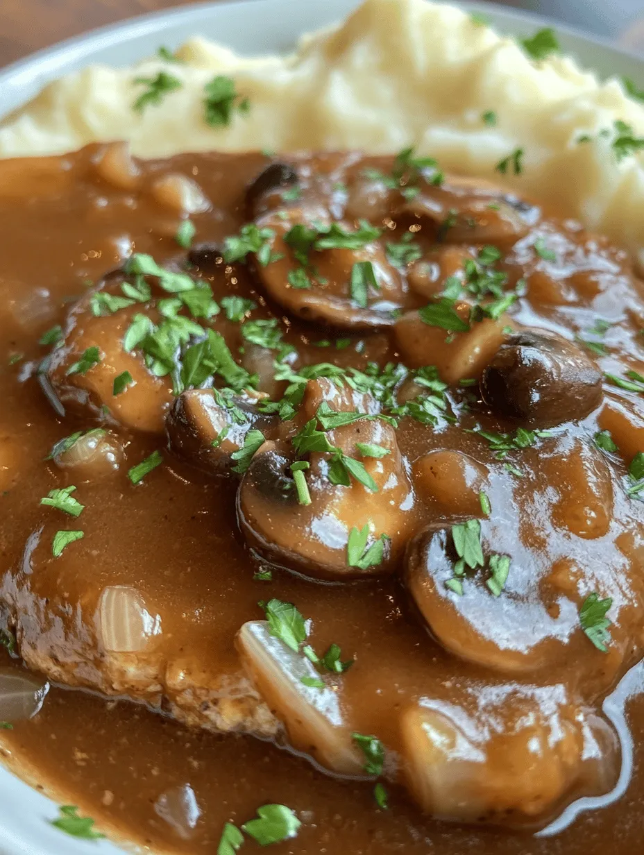 Salisbury Steak &#038; Gravy Delight: A Hearty Comfort Food Recipe