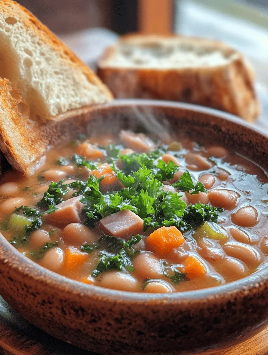 Hearty Ham &#038; Bean Soup Recipe