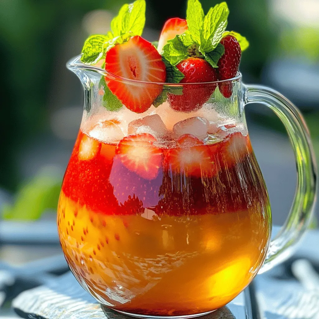 Strawberry Sweet Tea Refreshing and Flavorful Recipe