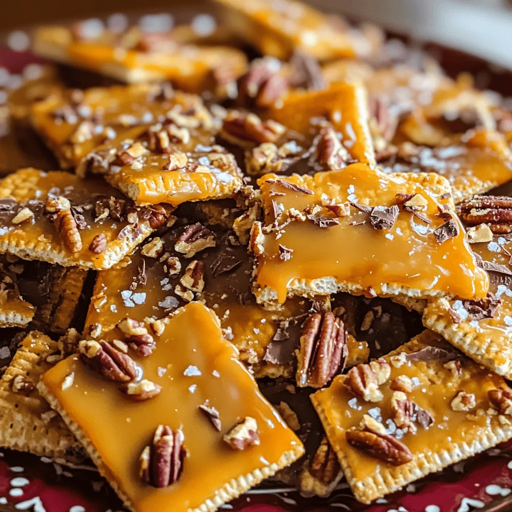 The best part of making Christmas Crack is gathering the right ingredients. You need simple items that blend together for a tasty treat.