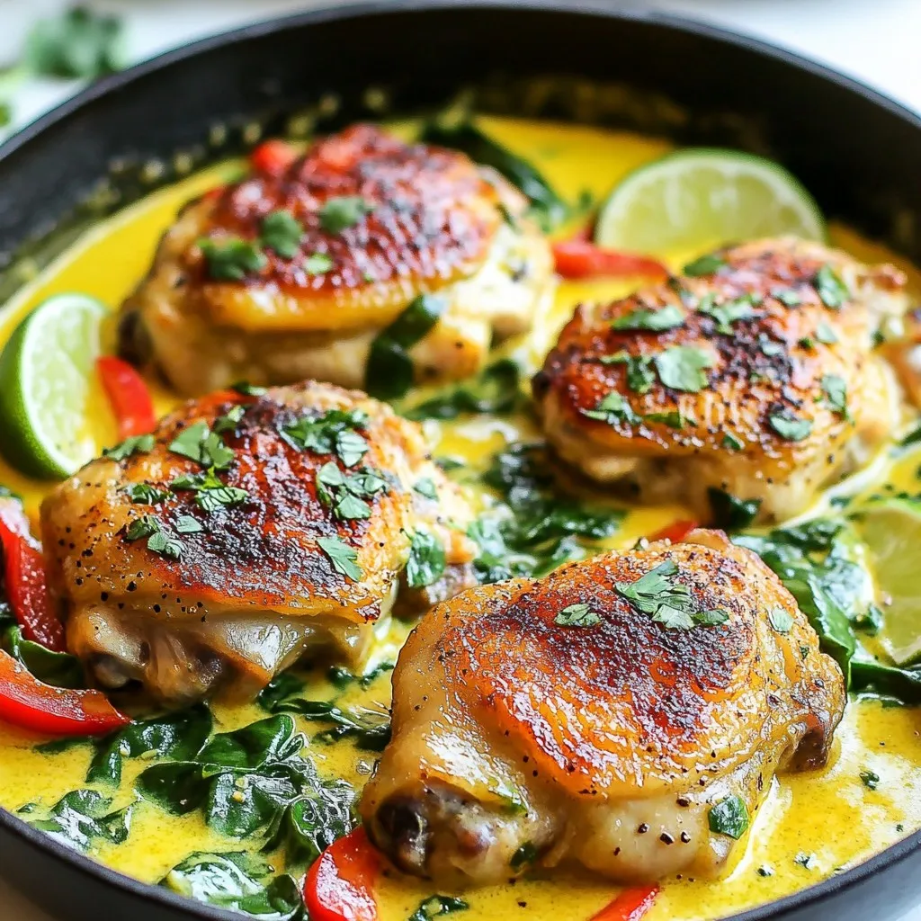 Coconut Lime Chicken Skillet Fresh and Flavorful Meal