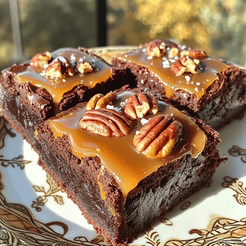 Caramel Pecan Turtle Brownies Rich and Indulgent Treat
