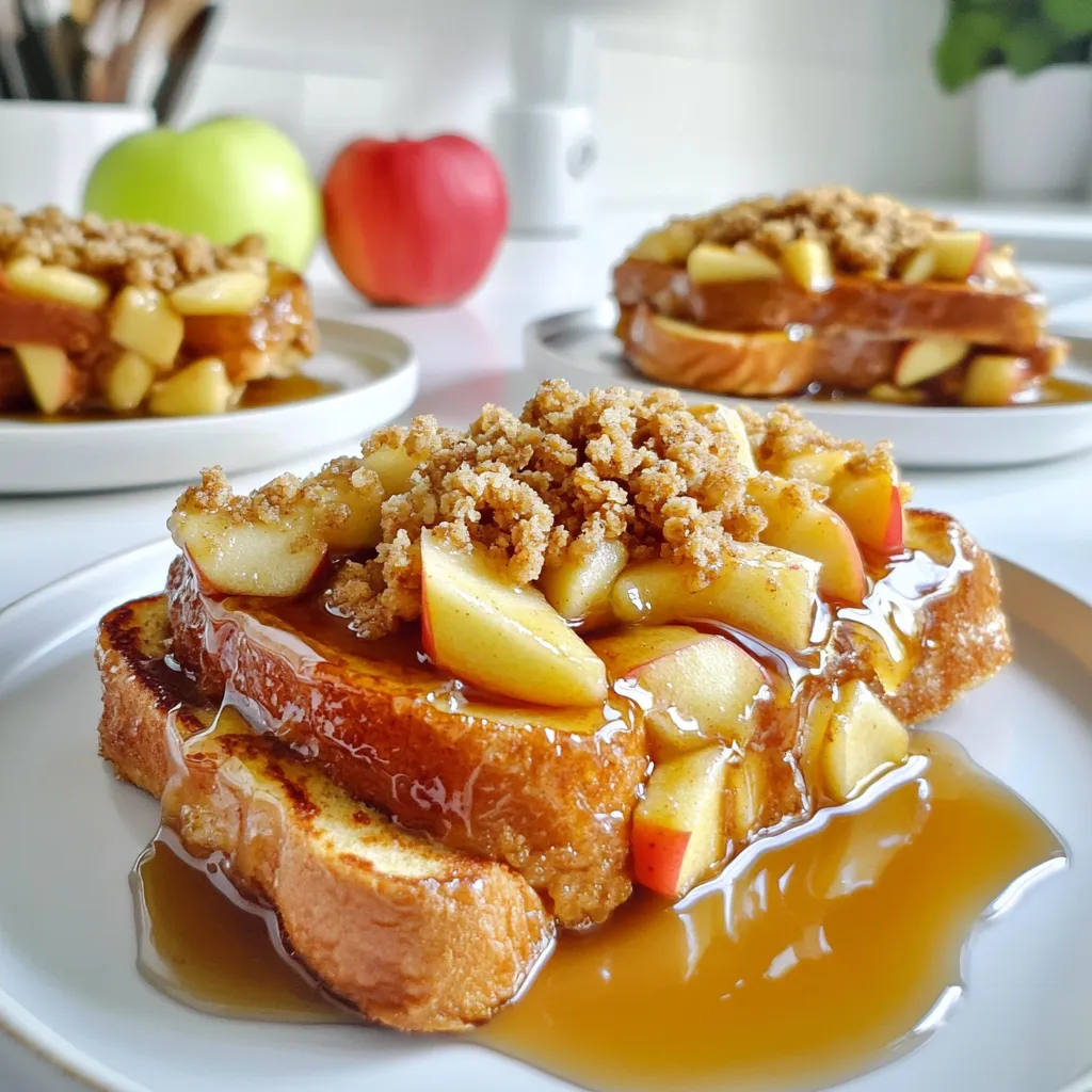 Apple Crisp Overnight French Toast Delight Recipe