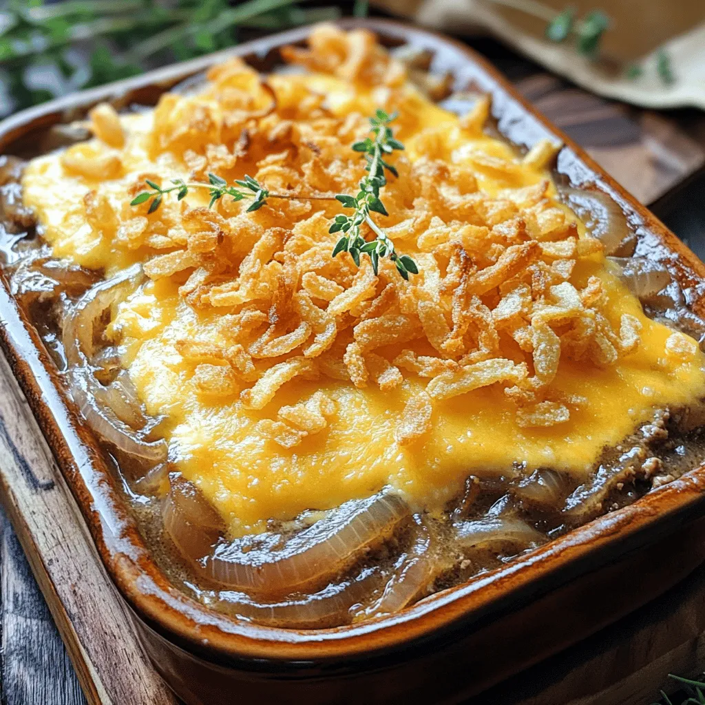 Savory French Onion Beef Casserole: A Hearty Delight for Every Gathering