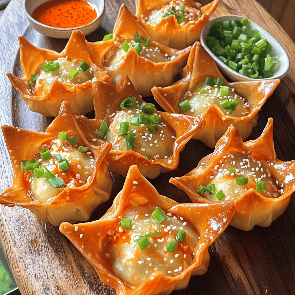 Air Fryer Buffalo Chicken Wontons: A Flavorful Snack with a Healthy Twist