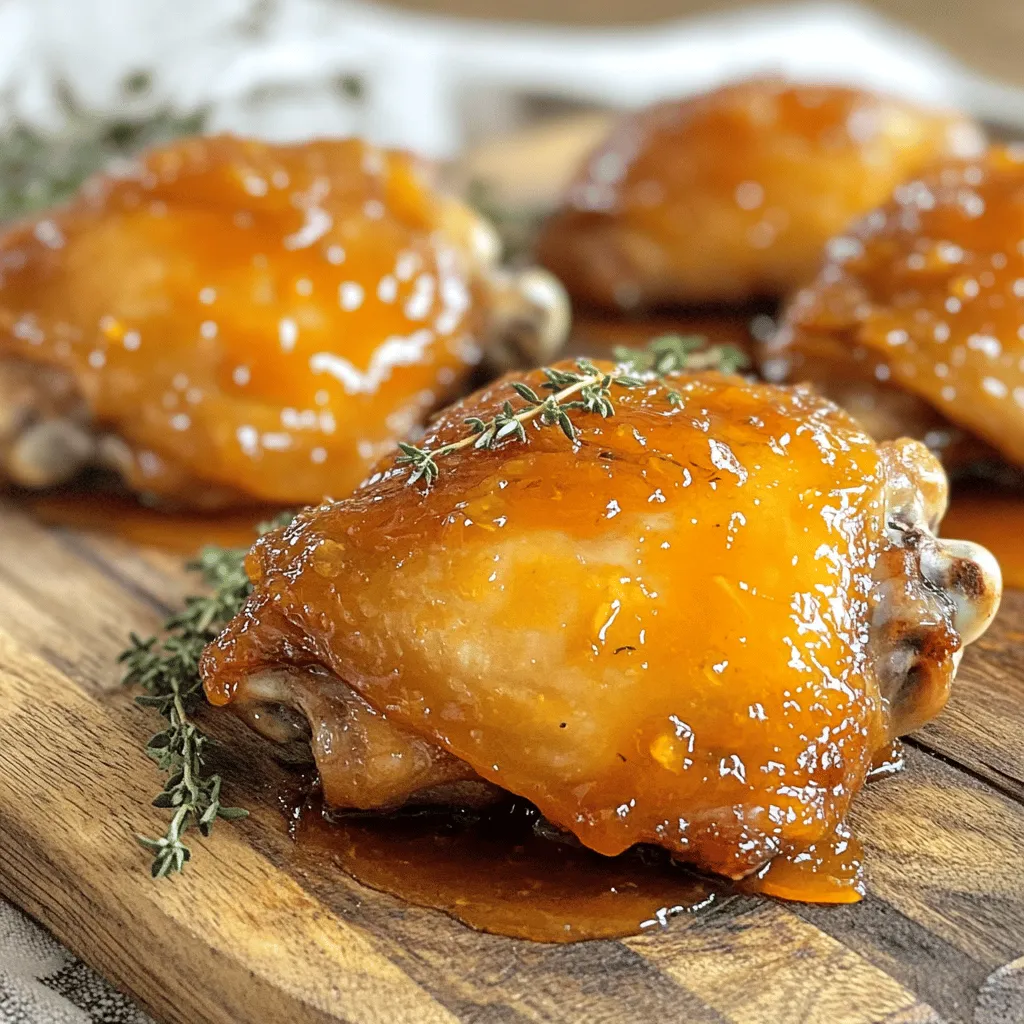 Apricot Glazed Chicken Thighs Flavorful and Easy Dish