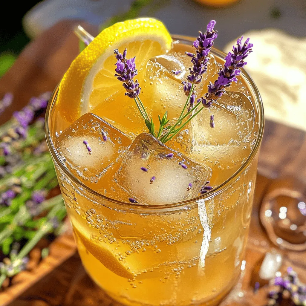 To make sparkling lavender lemonade, you need a few key ingredients. Start with fresh lemons, sugar or honey, and dried culinary lavender. These flavors blend to create a refreshing drink. You will also need sparkling water for that fizzy kick.