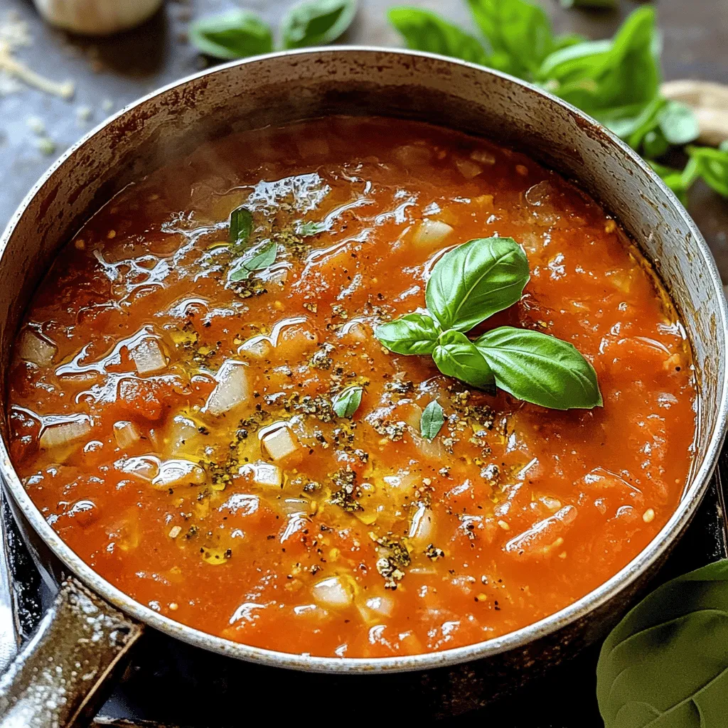 Savor the Sun: Homemade Marinara Magic