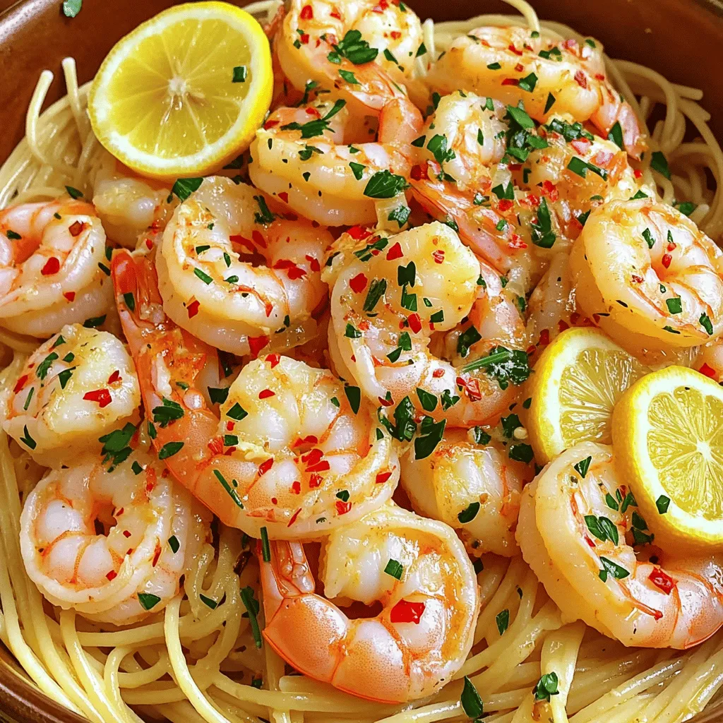 Garlic Butter Shrimp Scampi Easy and Quick Meal Prep