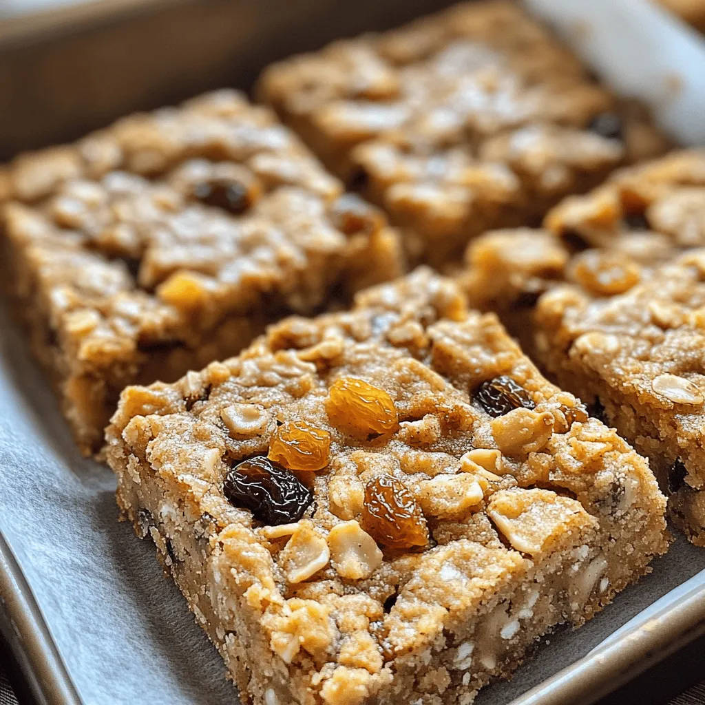 Chewy Oatmeal Raisin Cookie Bars: A Delightful Treat