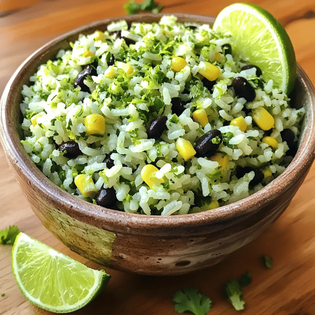 Cilantro Lime Rice Flavorful and Easy Side Dish