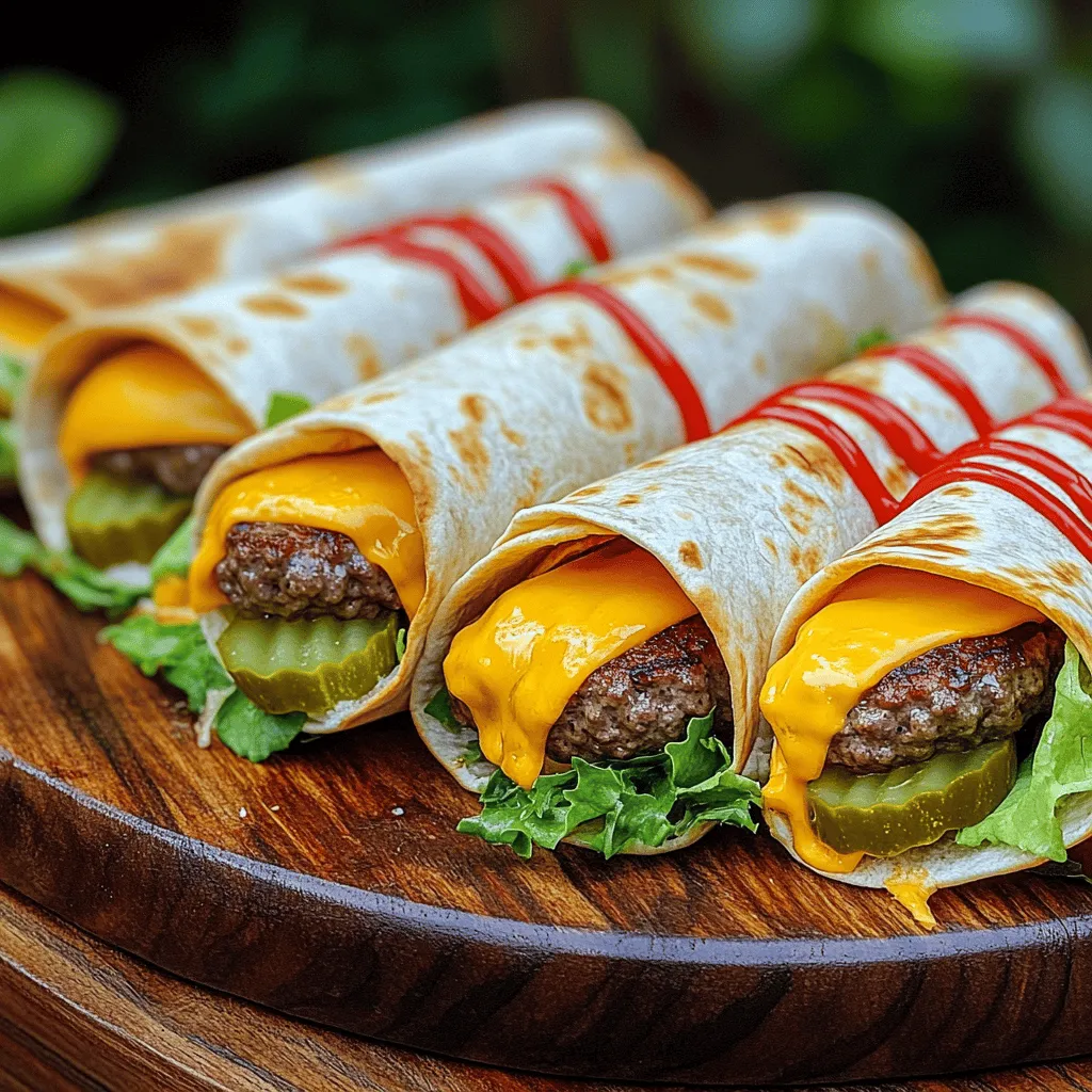Grilled Cheeseburger Wraps: The Perfect Portable Meal