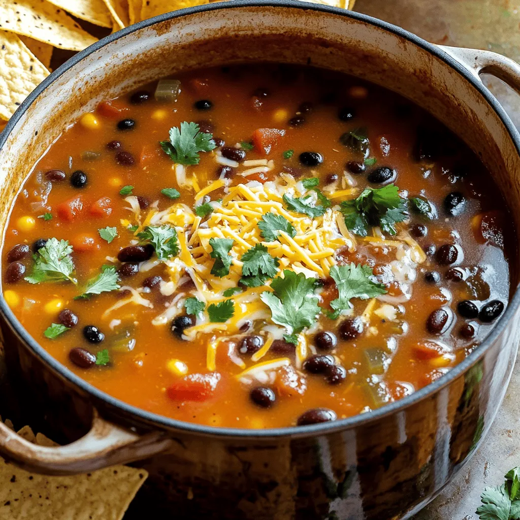 Quick &#038; Easy Taco Soup Flavorful and Satisfying Meal