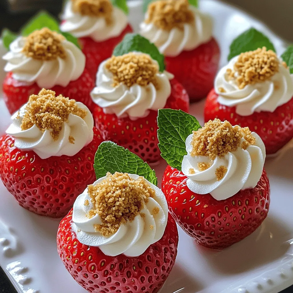 Cheesecake Stuffed Strawberries Delight: A Delectable Dessert Experience