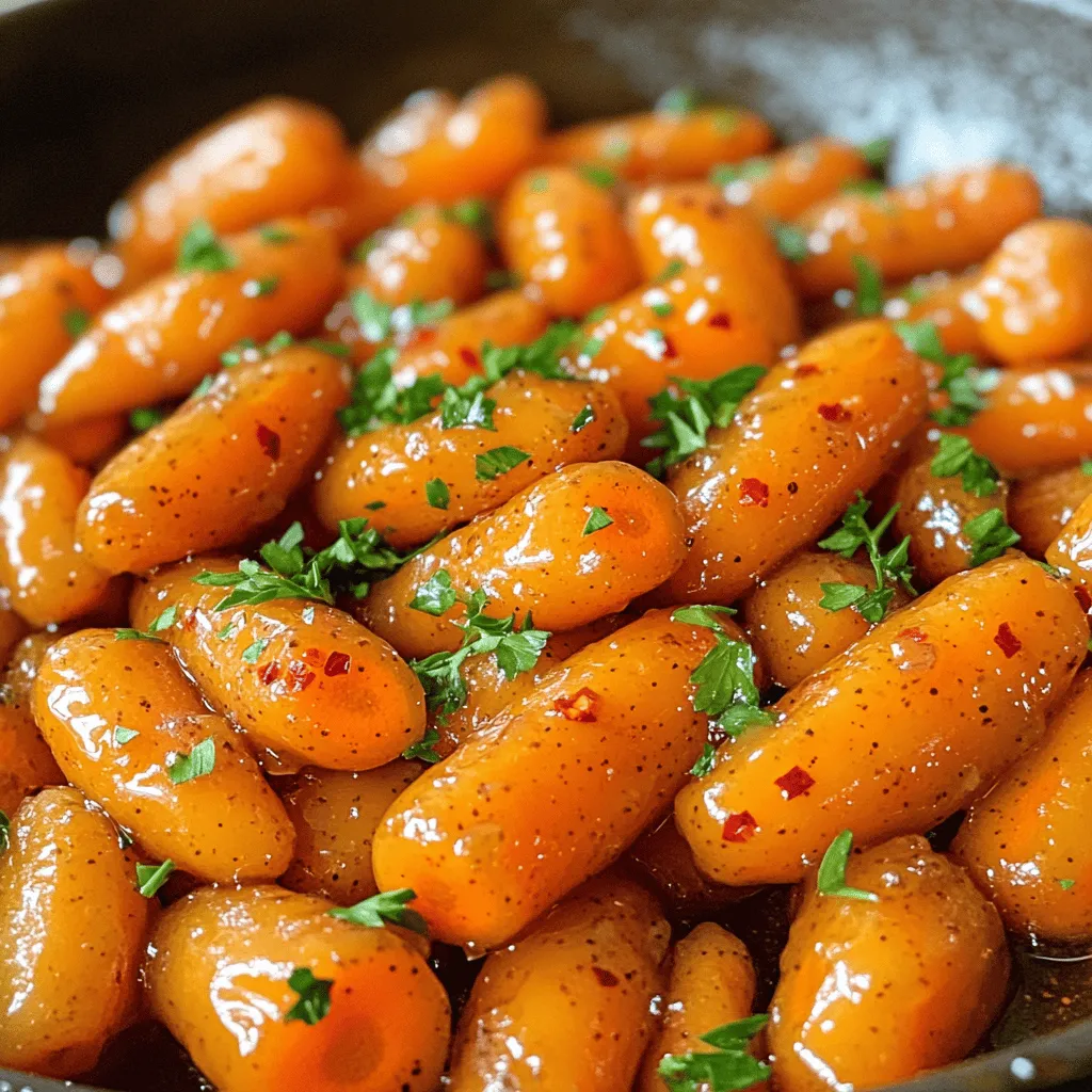 Sweet and Spicy Glazed Carrots Simple Side Recipe