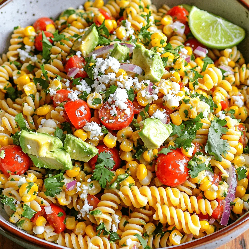 Mexican Street Corn Pasta Salad Flavorful and Fresh