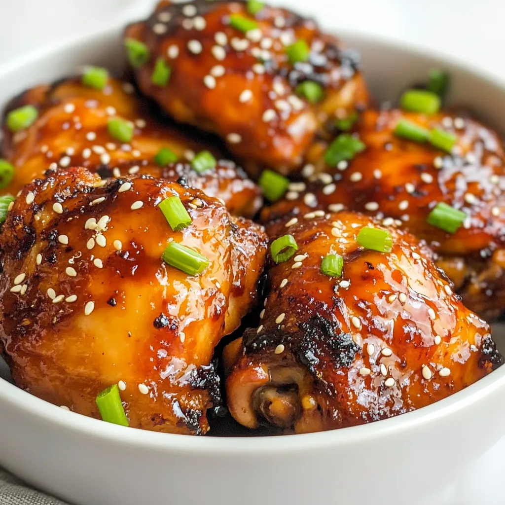 Sticky Honey Soy Chicken Thighs Flavorful Dinner Delight