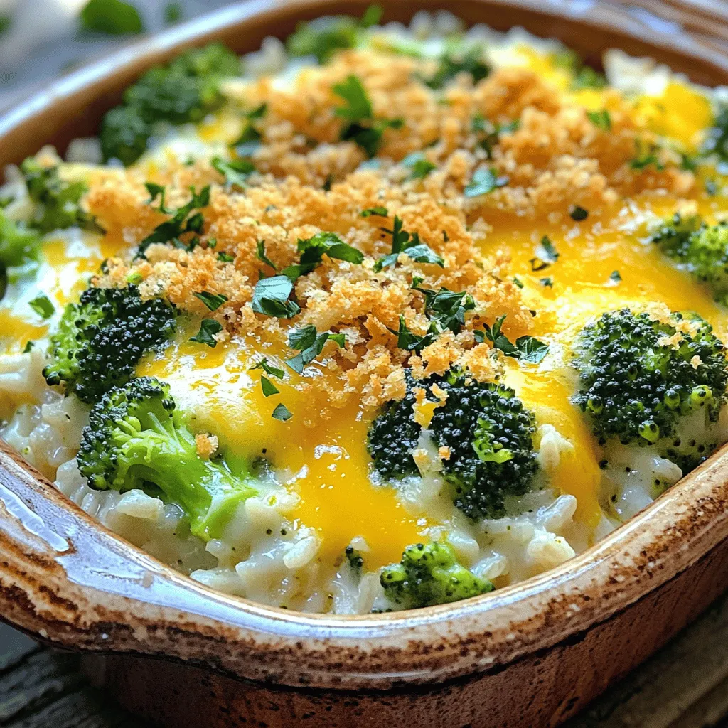 Cheesy Broccoli Rice Casserole Simple and Delicious Meal