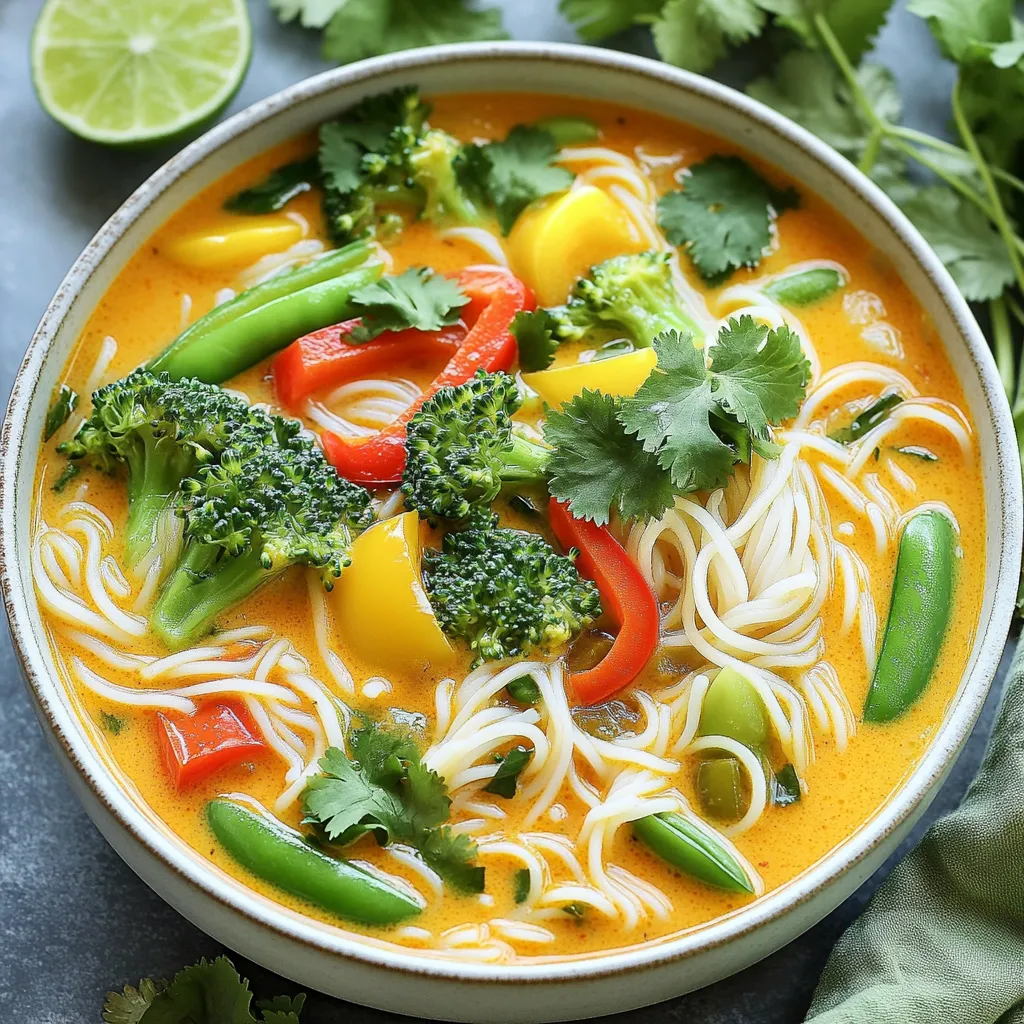 Thai Coconut Curry Noodle Soup Flavorful and Easy Recipe