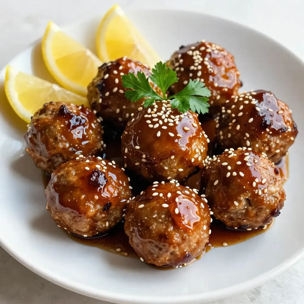 Honey Garlic Glazed Meatballs Flavorful and Easy Recipe