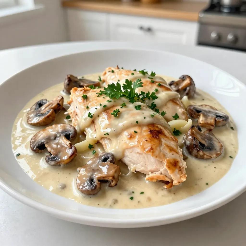 Creamy Chicken Marsala Flavorful Dinner Delight