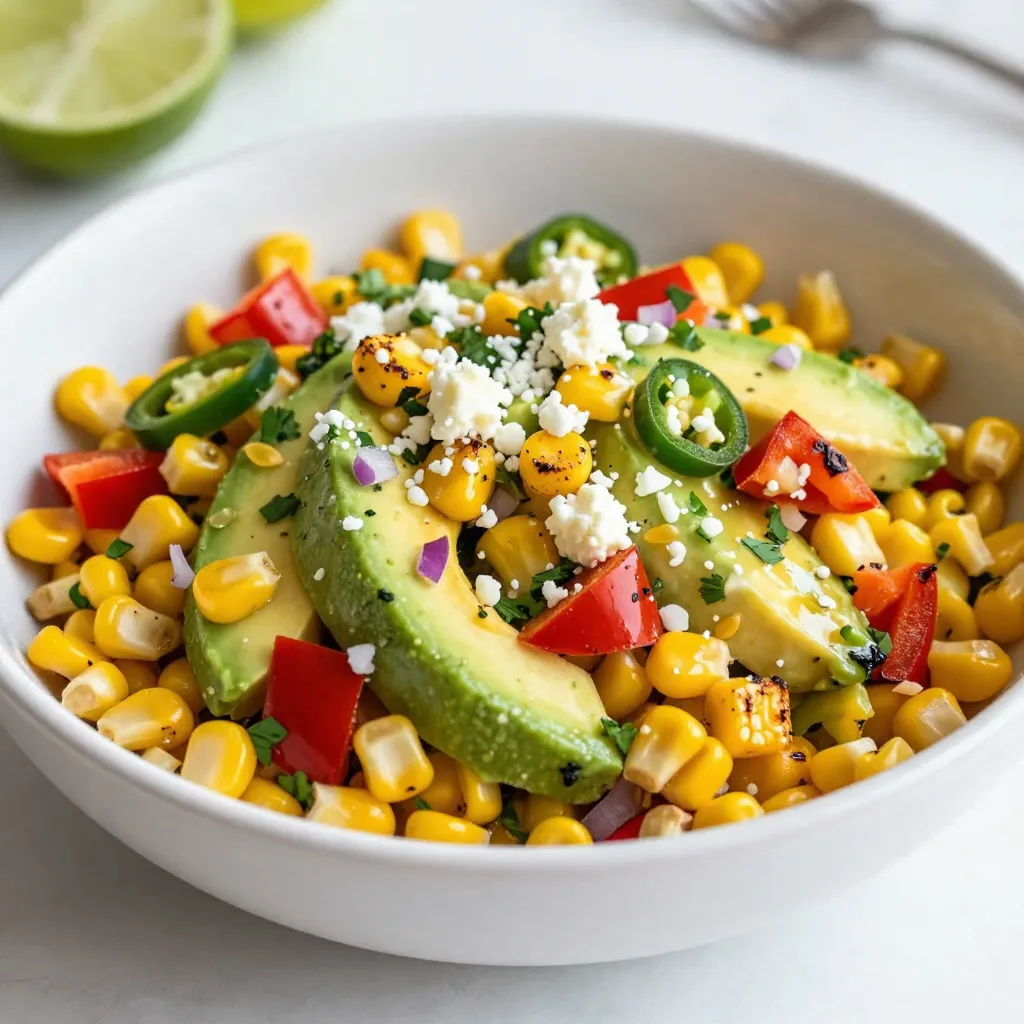 Chili Lime Grilled Corn Salad Fresh and Flavorful Dish