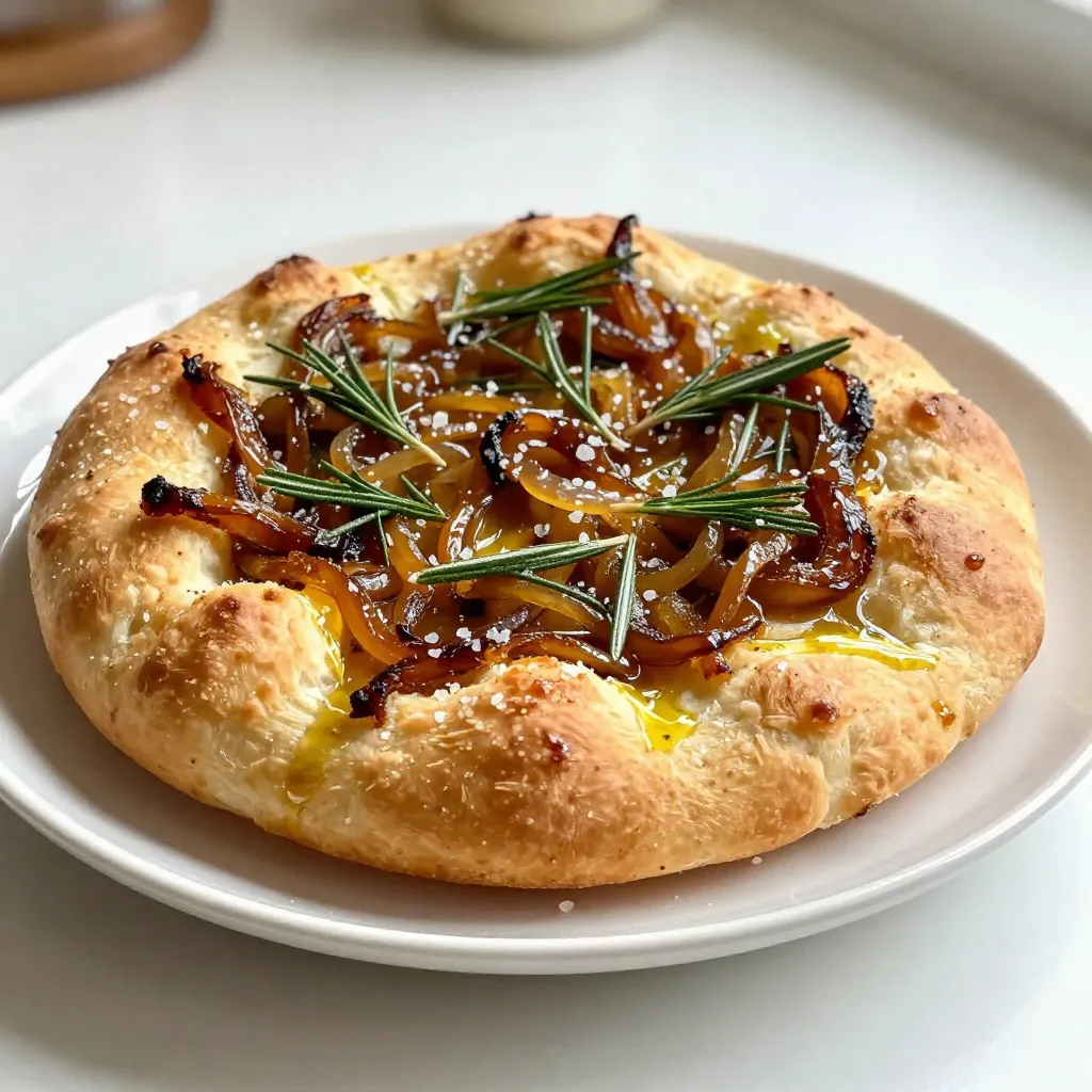 Caramelized Onion Focaccia Bread Flavorful and Fresh