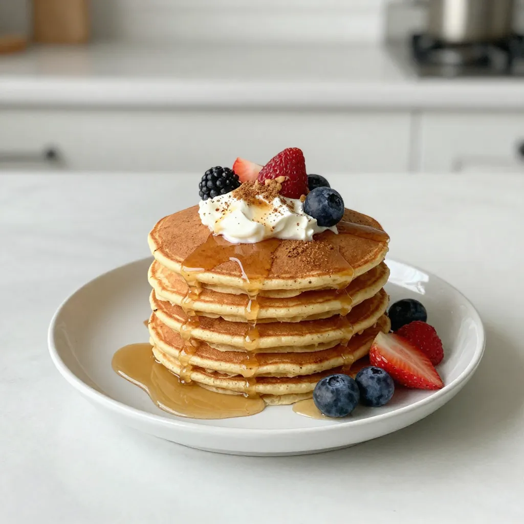 Cinnamon Vanilla Protein Pancakes Quick and Tasty Treat