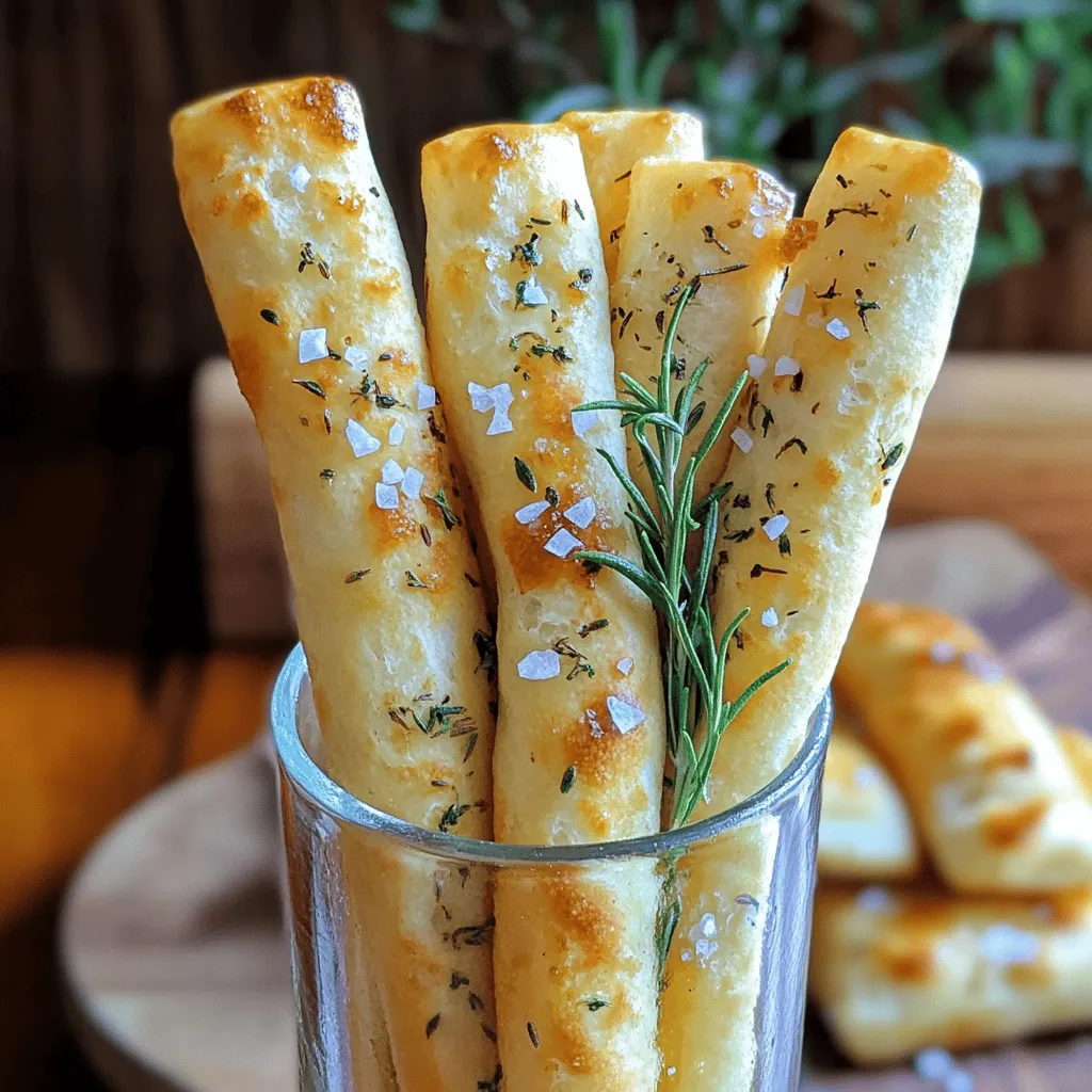 Garlicky Herbed Focaccia Breadsticks: A Flavorful Delight