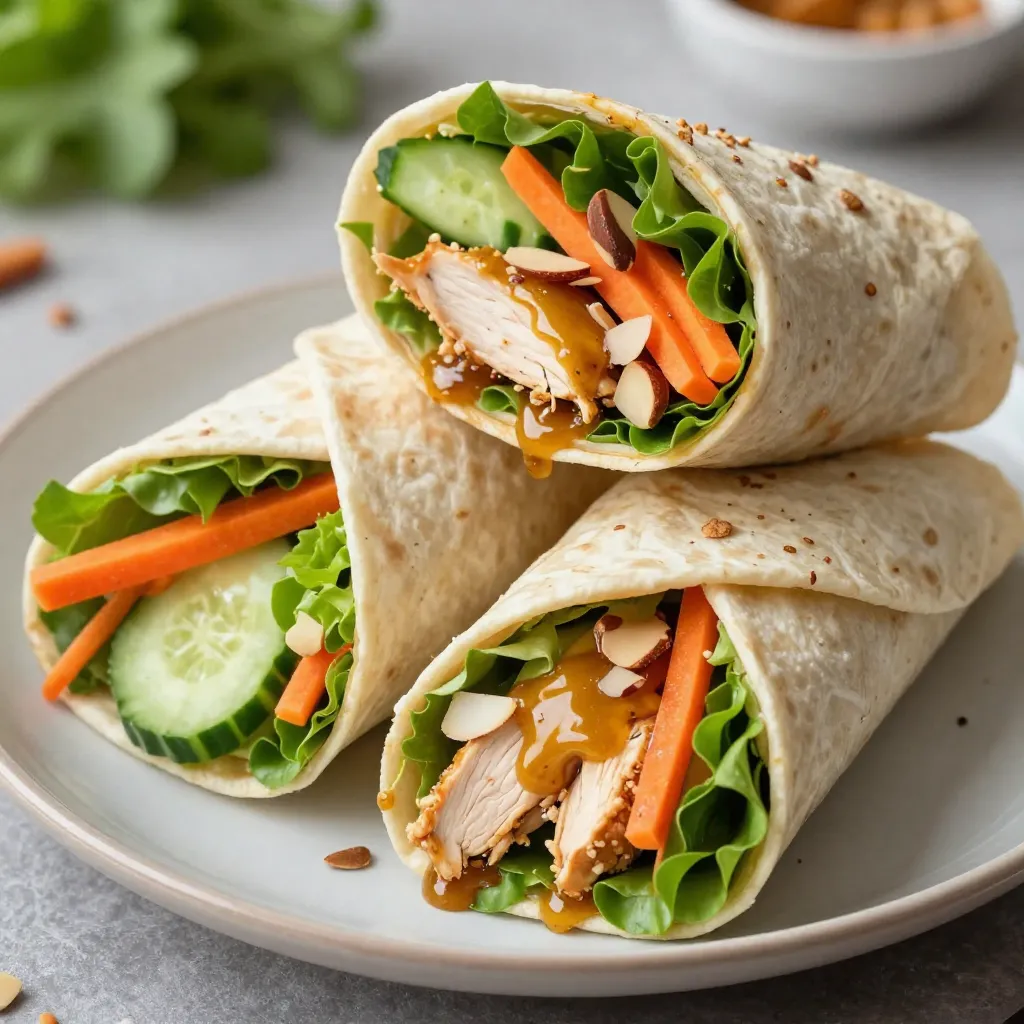 Honey Mustard Chicken Wraps Easy and Flavorful Meal