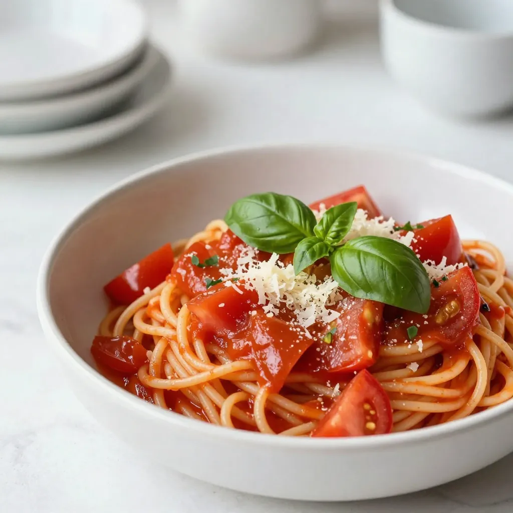 One-Pot Tomato Basil Pasta Simple and Flavorful Dish
