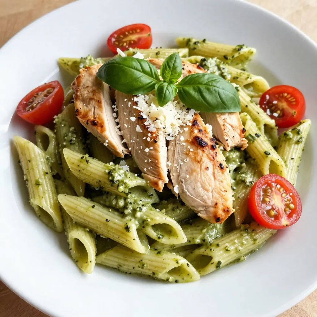 Creamy Pesto Chicken Pasta Flavorful Dinner Idea