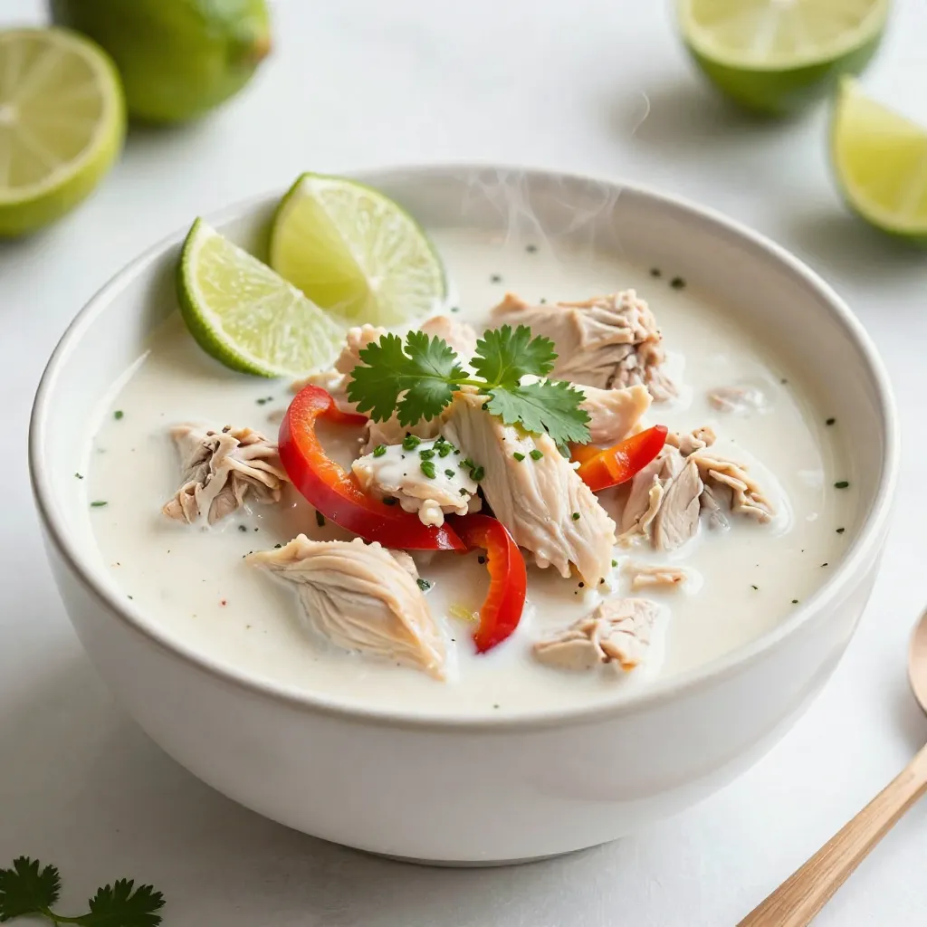 Coconut Lime Chicken Soup Fresh and Flavorful Recipe