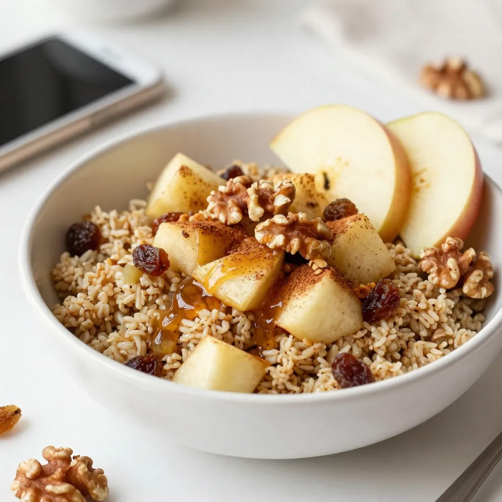 Apple Cinnamon Breakfast Quinoa Nourishing Start