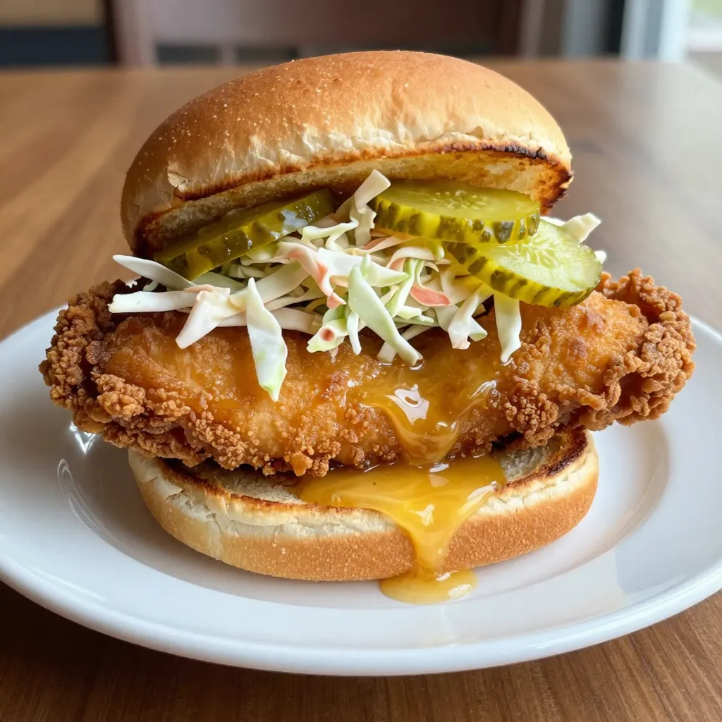 Honey Butter Fried Chicken Sandwiches Delightful Meal