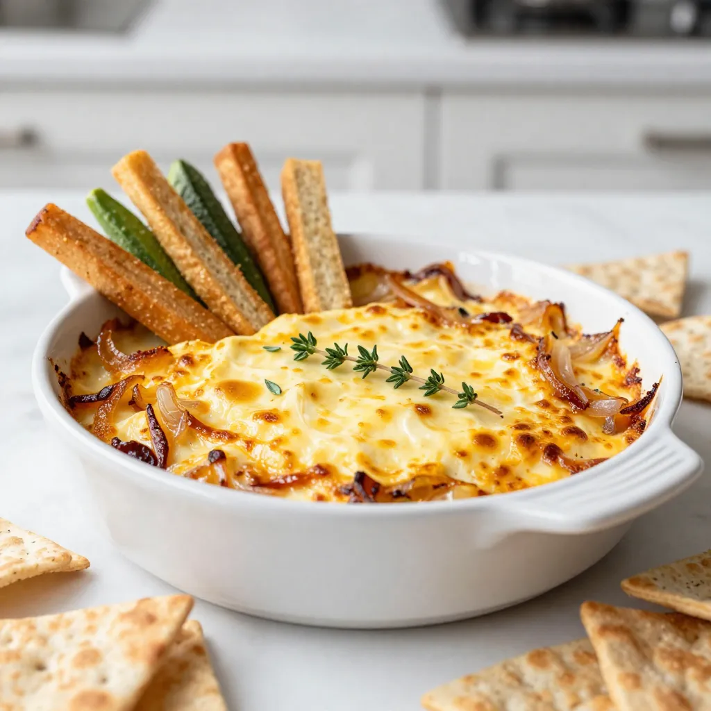 Caramelized Onion Gruyere Dip Tasty Party Snack