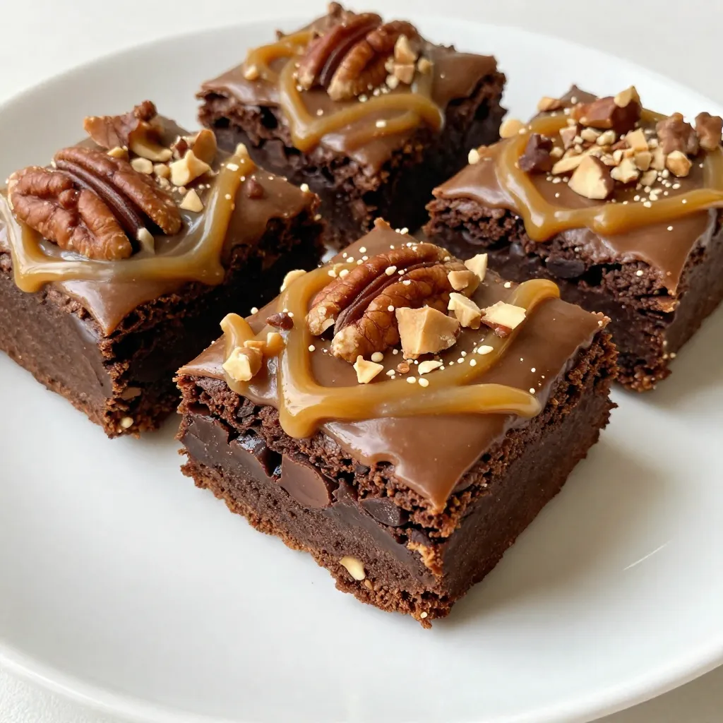 Chocolate Caramel Turtle Brownies Irresistible Treat