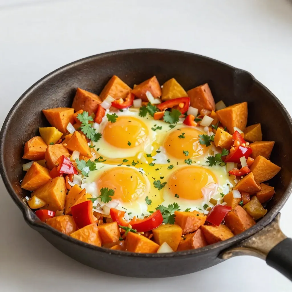 Sweet Potato Hash With Eggs Savory Breakfast Delight