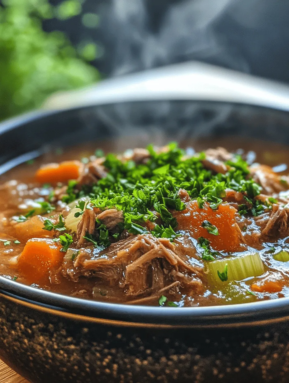 Satisfying Instant Pot Oxtail Soup