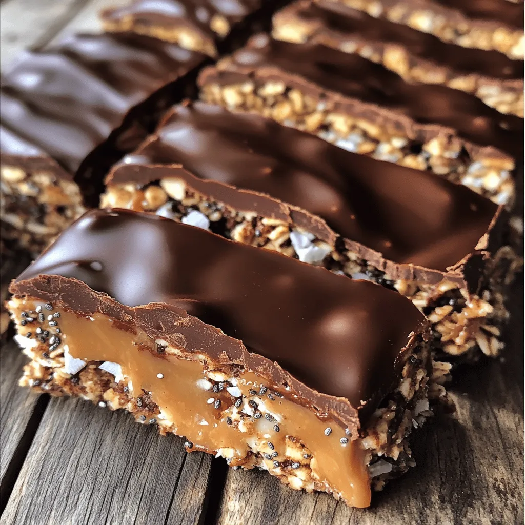 Chocolate Coconut Granola Bars No Bake Easy Recipe