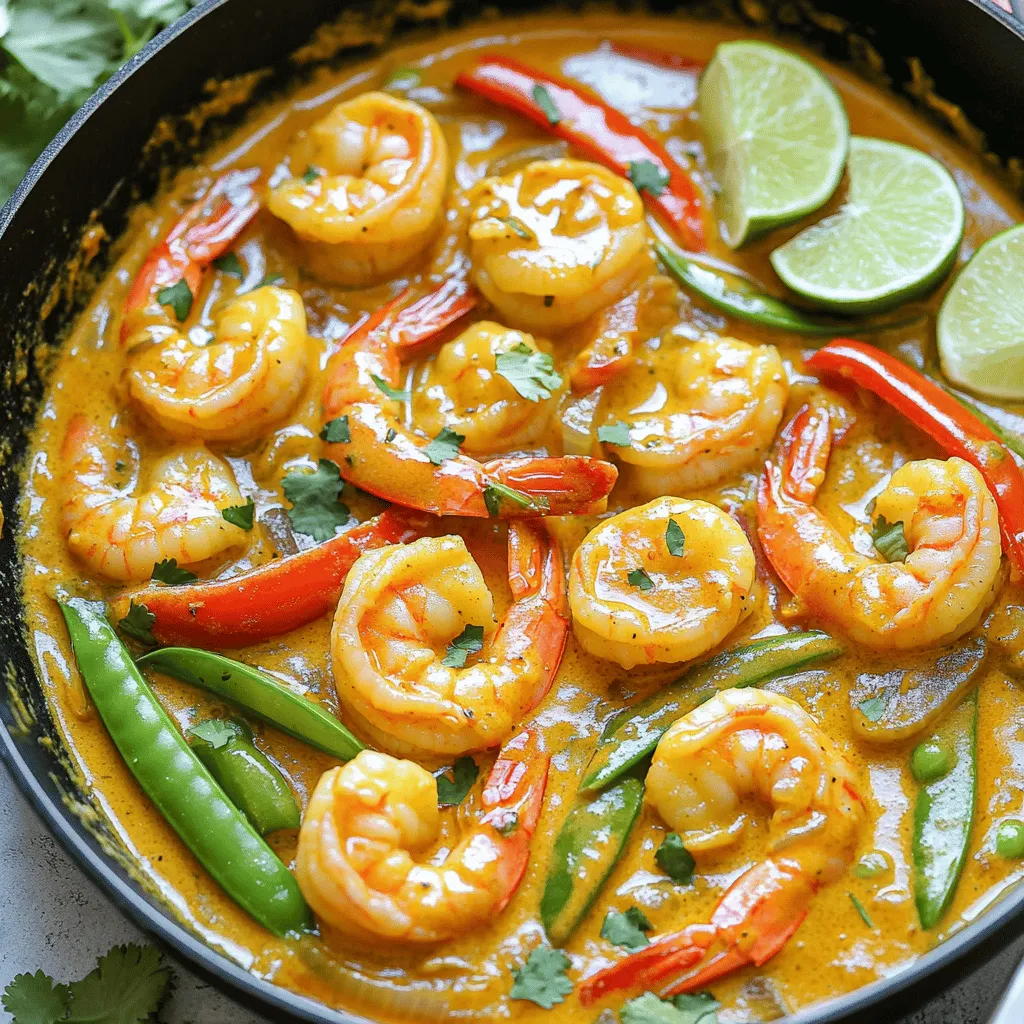 42. Coconut Curry Shrimp Flavorful and Easy Recipe