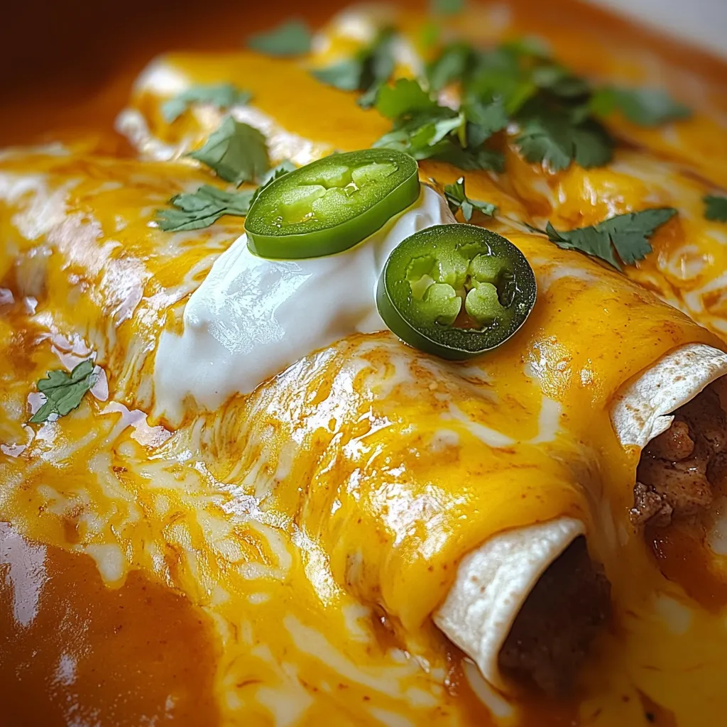 Sizzling Mexican Beef Enchiladas Recipe